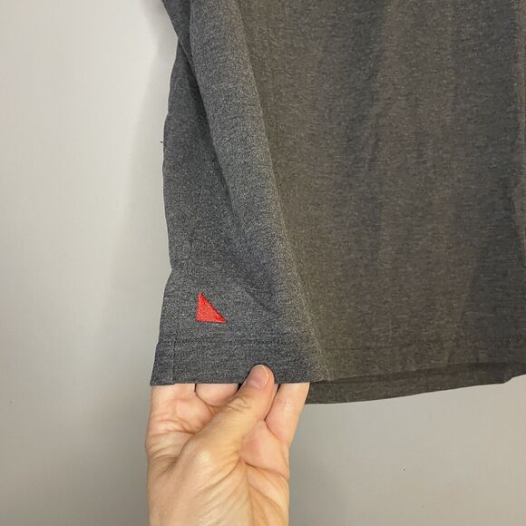 Untuckit Shirt Mens XL Gray Saxum Regular Fit Short Sleeve Crewneck Tee - Picture 5 of 7